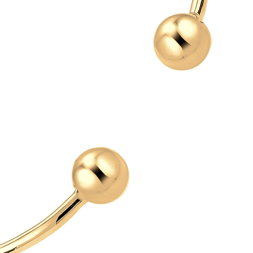 Elli Elli Bracelet Femmes Boule Géo Bangle en argent sterling 925 Bracelet