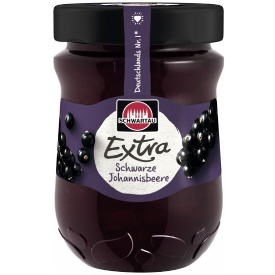 Schwartau Extra Schwarze Johannisbeere 340G
