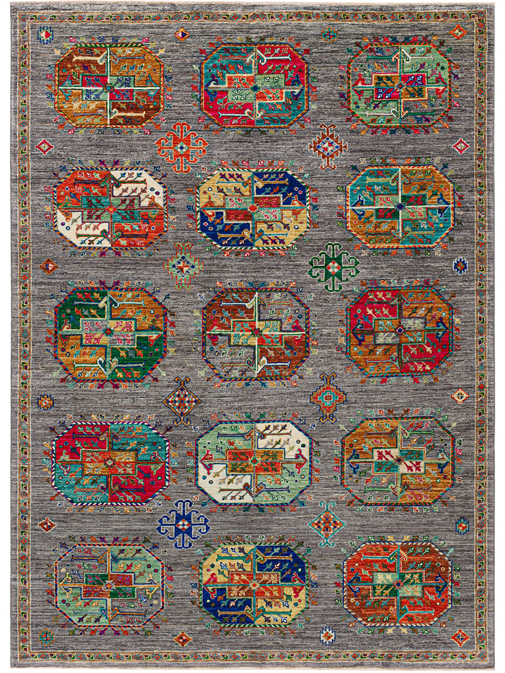 Buchara Ghazni ca. 174 x 239 cm, Unikat / Einzelstück