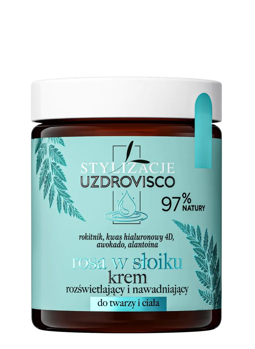 Uzdrovisco Rosa u teglici Posvjetljujuća i hidratantna krema za lice i tijelo