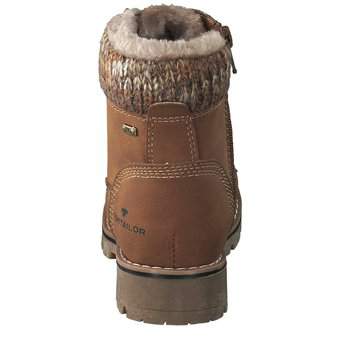 Tom Tailor Schnür Boots in braun