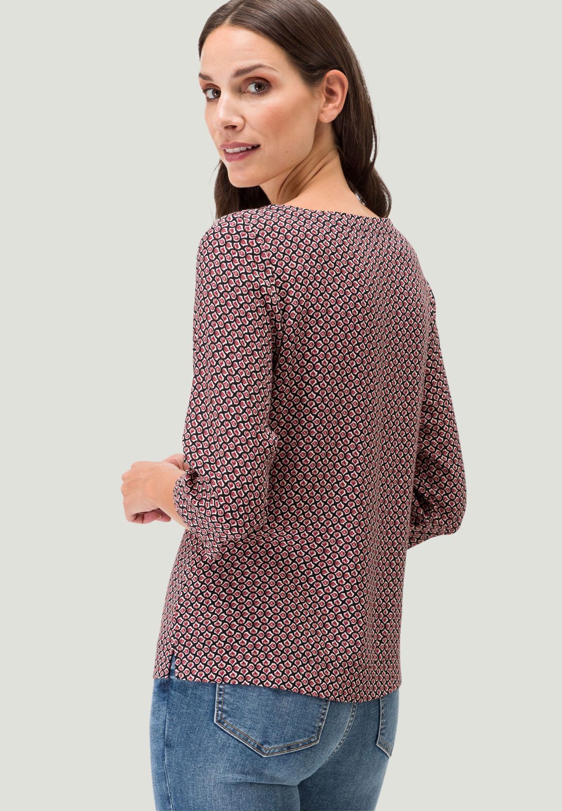 Viskosebluse mit Print