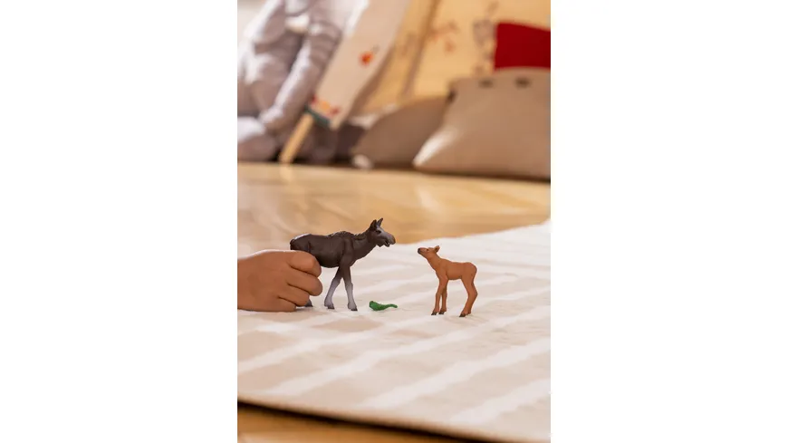 Schleich 42603 - Wild Life - Elchkuh mit Kalb