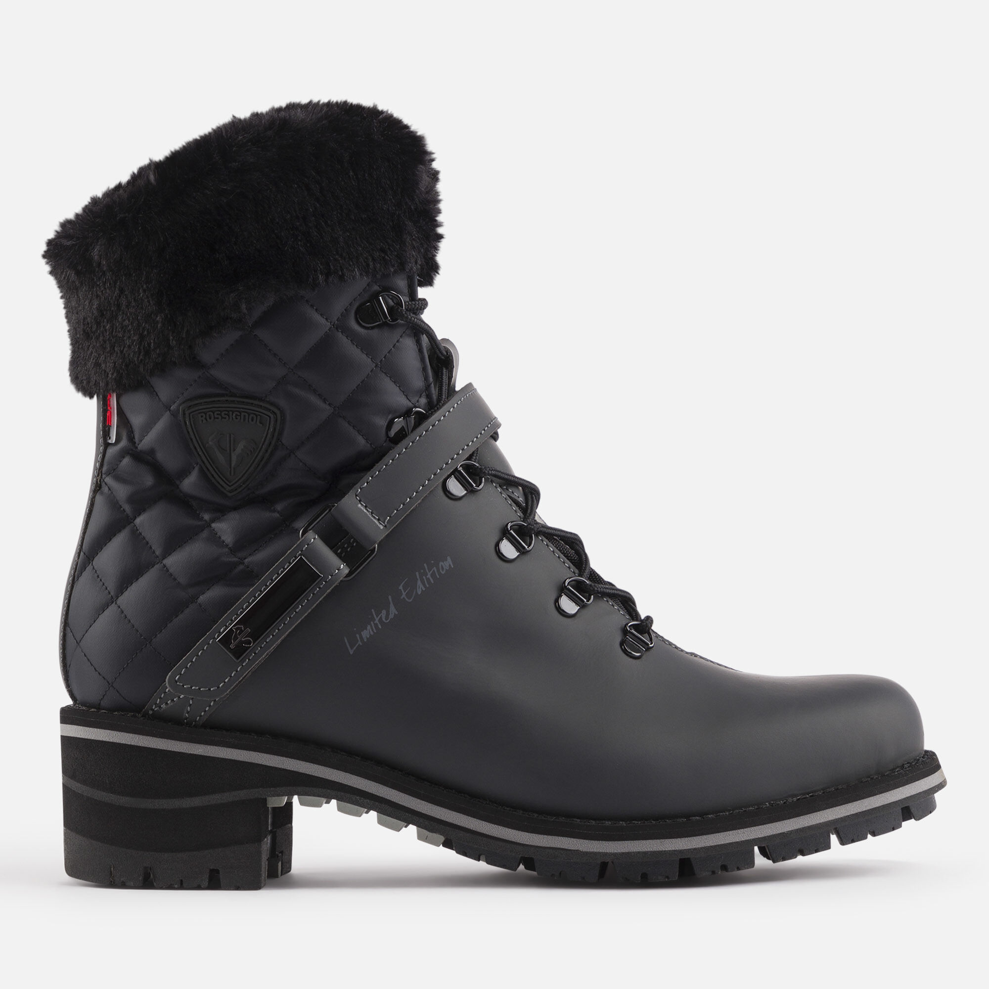 Bottines Megève noires femme