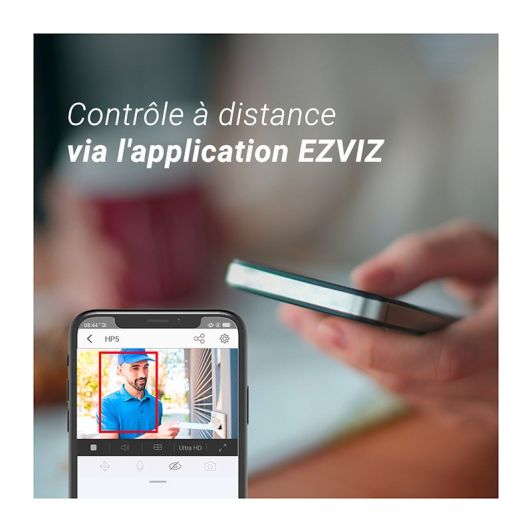 EZVIZ FHD HP5 verbonden videointercom pakket met touchscreen   4 badges
