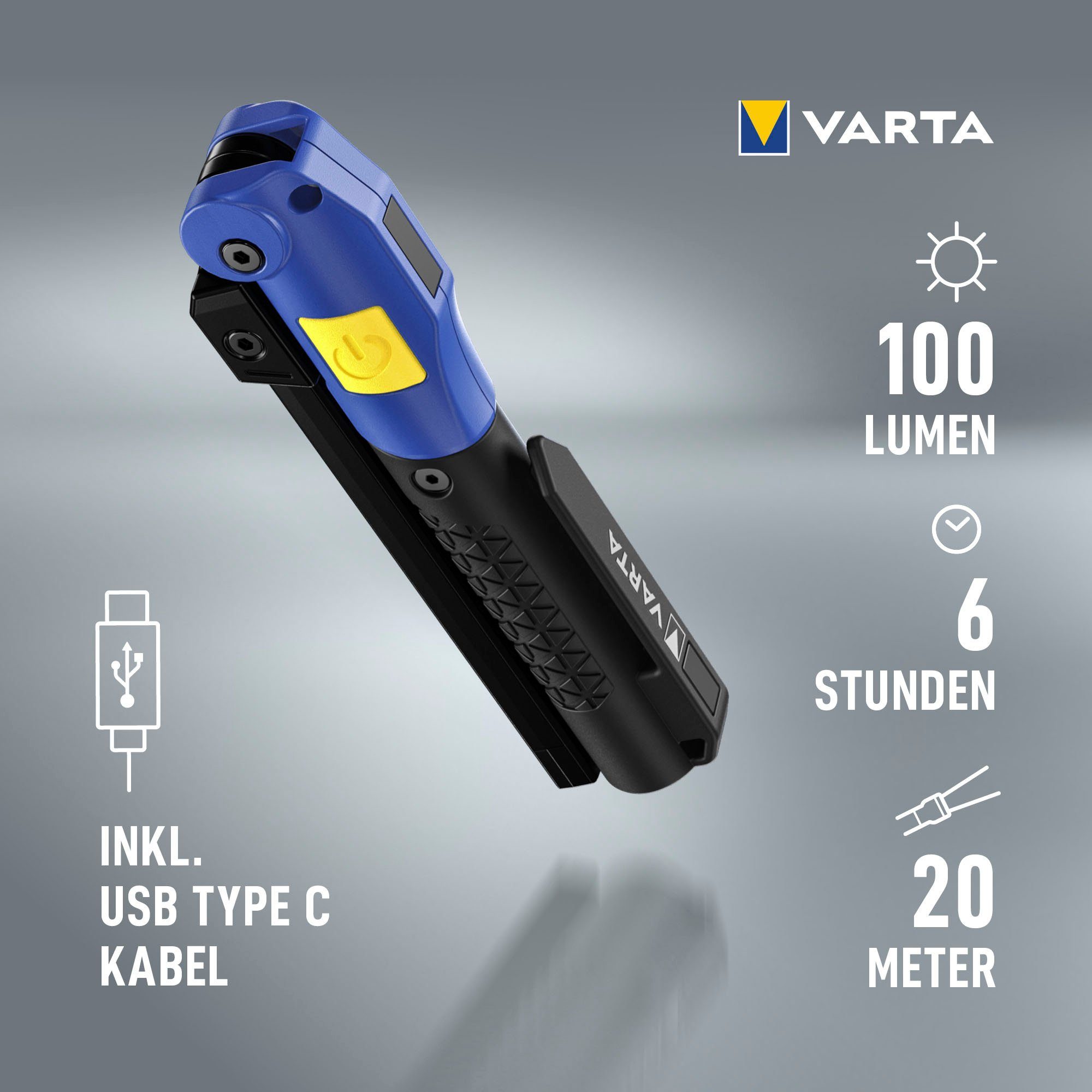 VARTA Taschenlampe Work Flex® Multifunction Light F20R