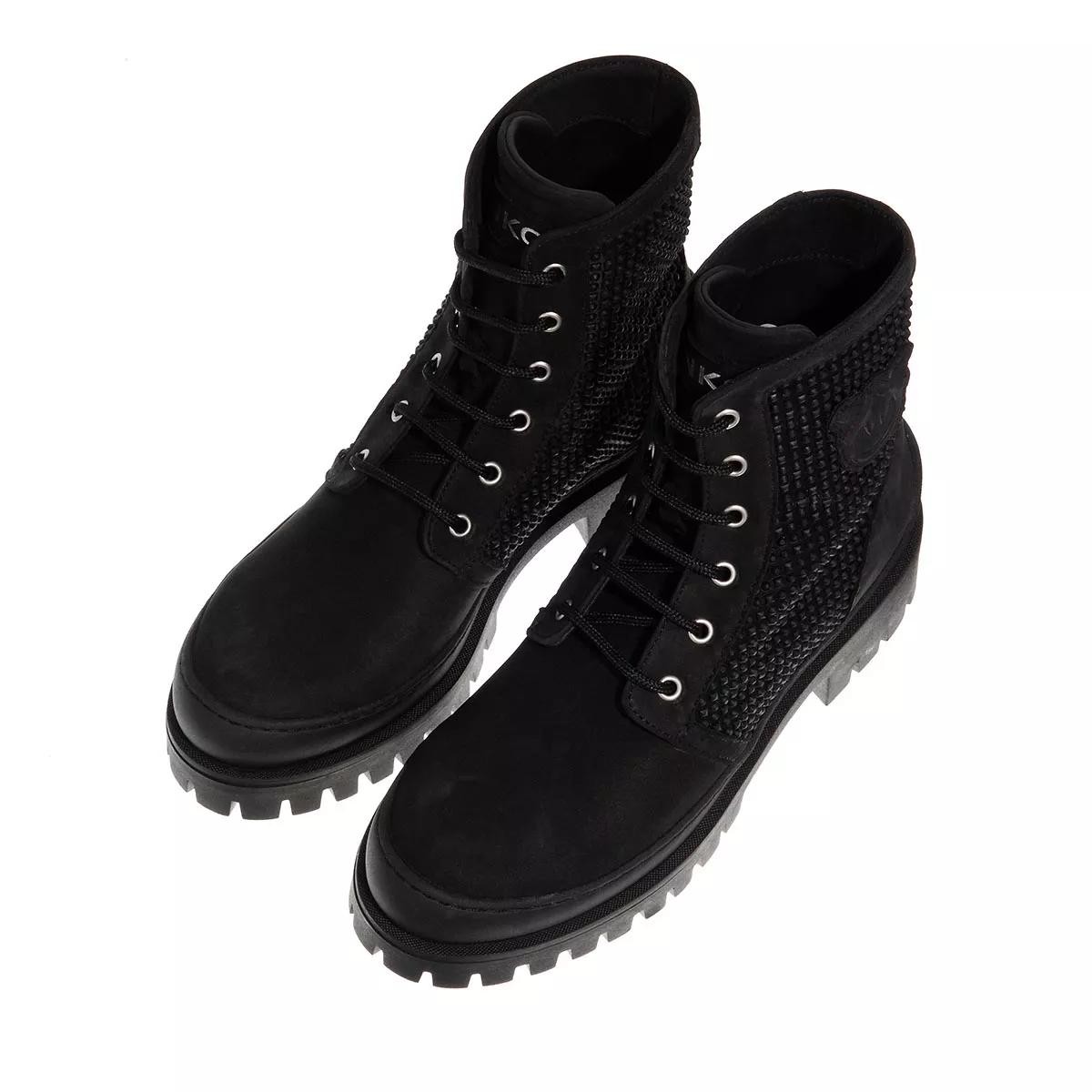 PINKO Schnür-Stiefeletten schwarz Schnürstiefel