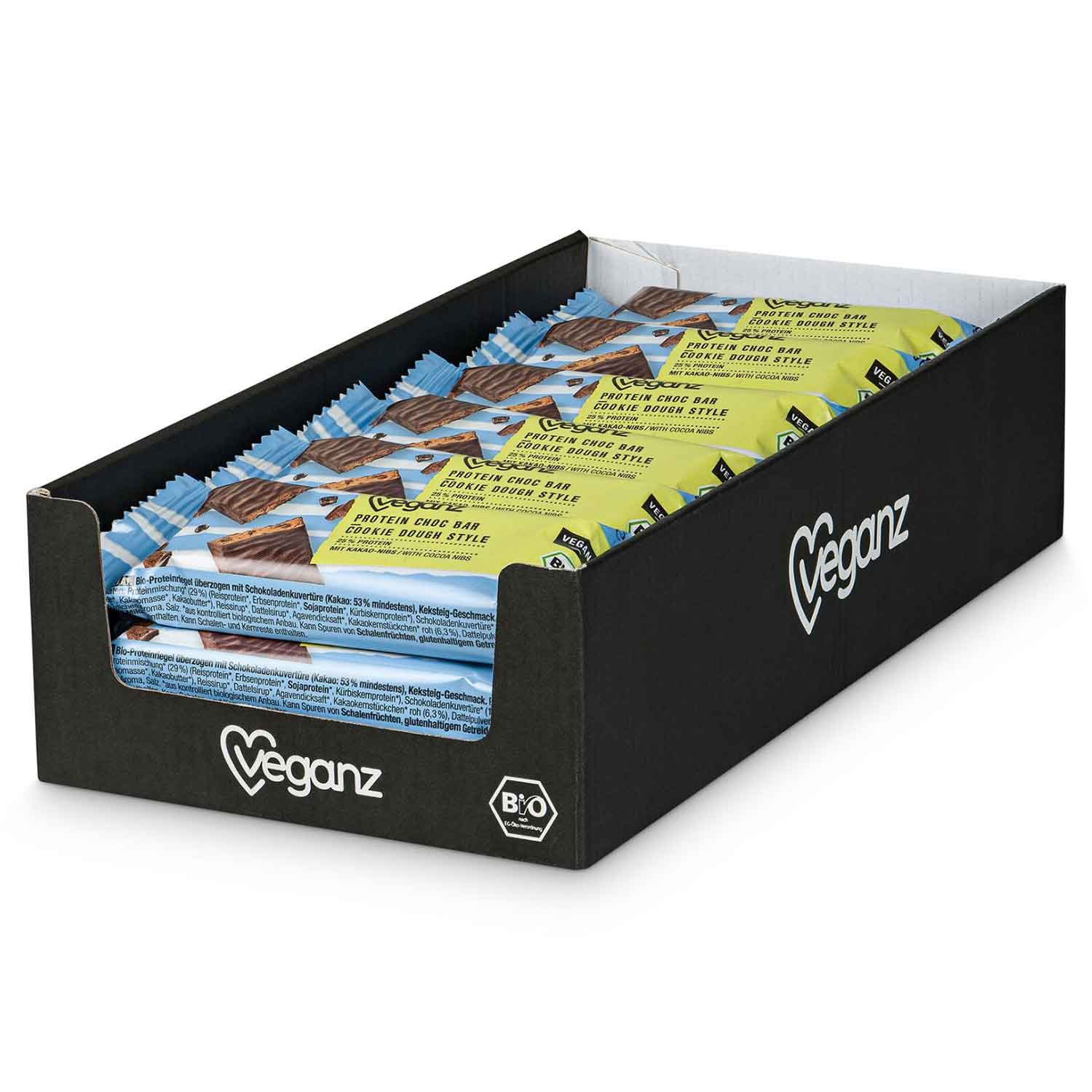 Veganz Protein Choc Bar Cookie Dough Style Bio 50g