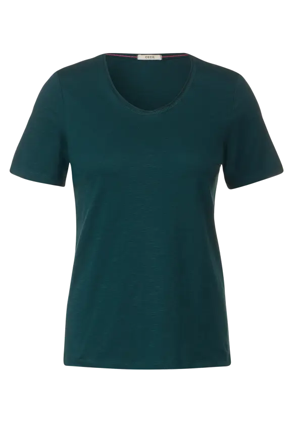 CECIL Basic T-Shirt in Unifarbe