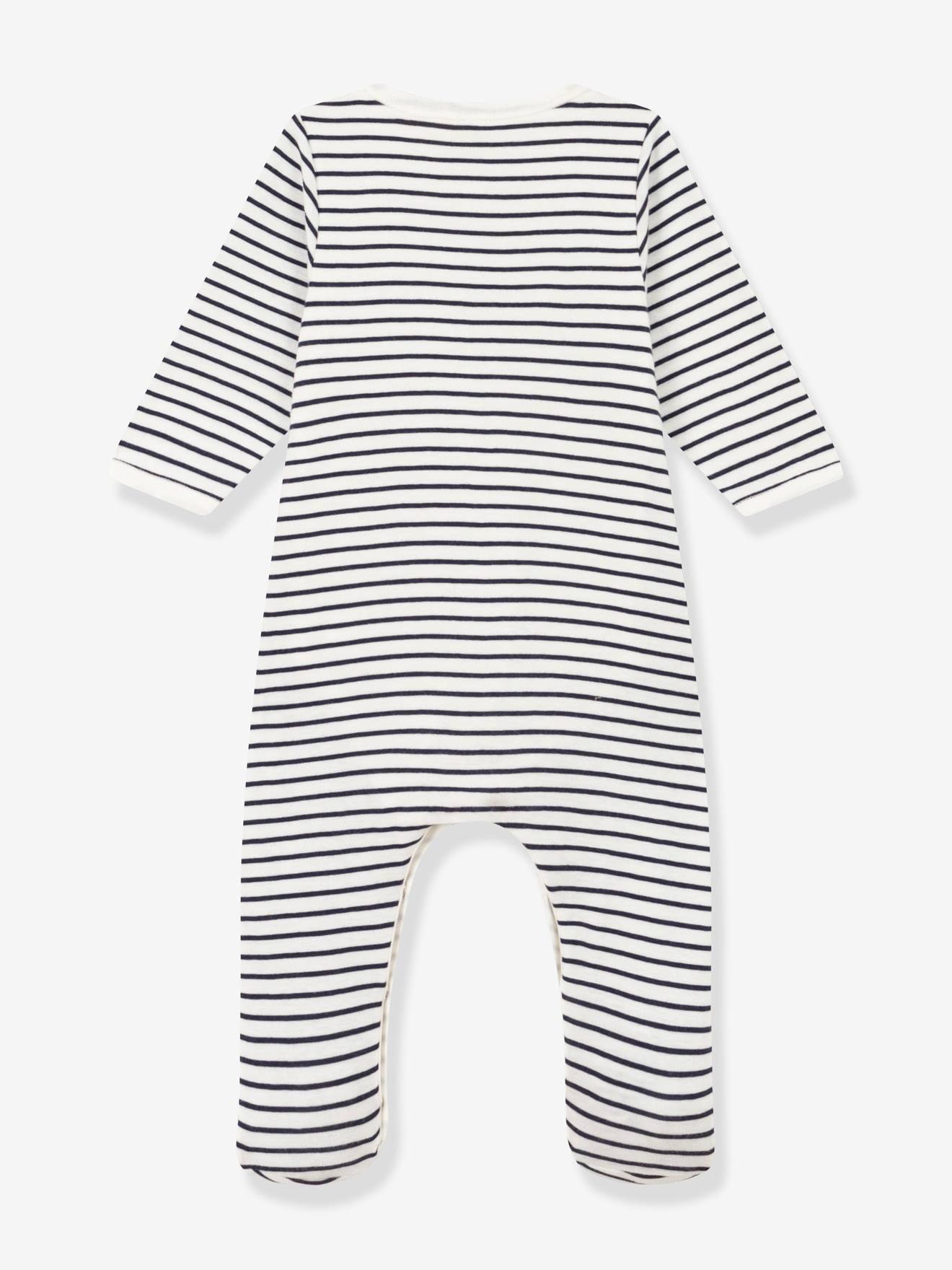 Petit Bateau Baby 2-in-1-Strampler mit Body PETIT BATEAU - marine