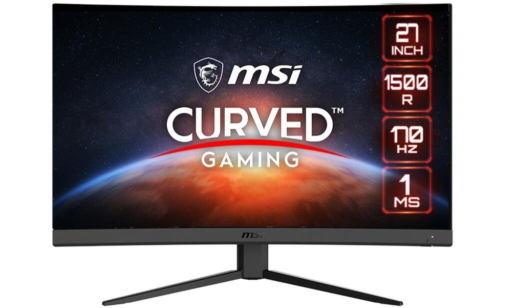 MSI MSI G27CQ4DE E2 Gaming-LED-Monitor (2.560 x 1.440 Pixel (16:9), 1 ms Reaktionszeit, 165 Hz, VA Panel)