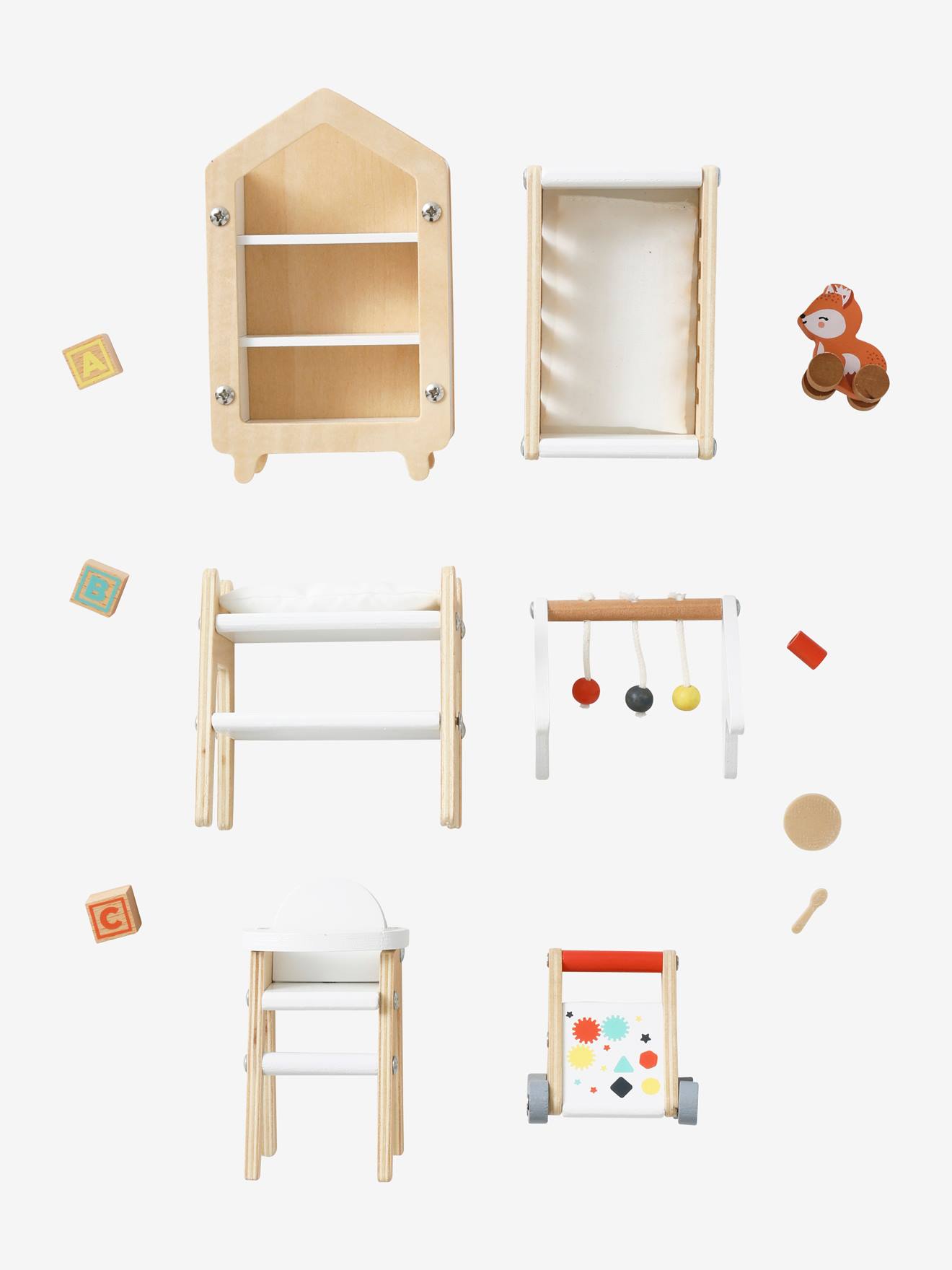 Chambre enfant amis des petits en bois FSC® blanc