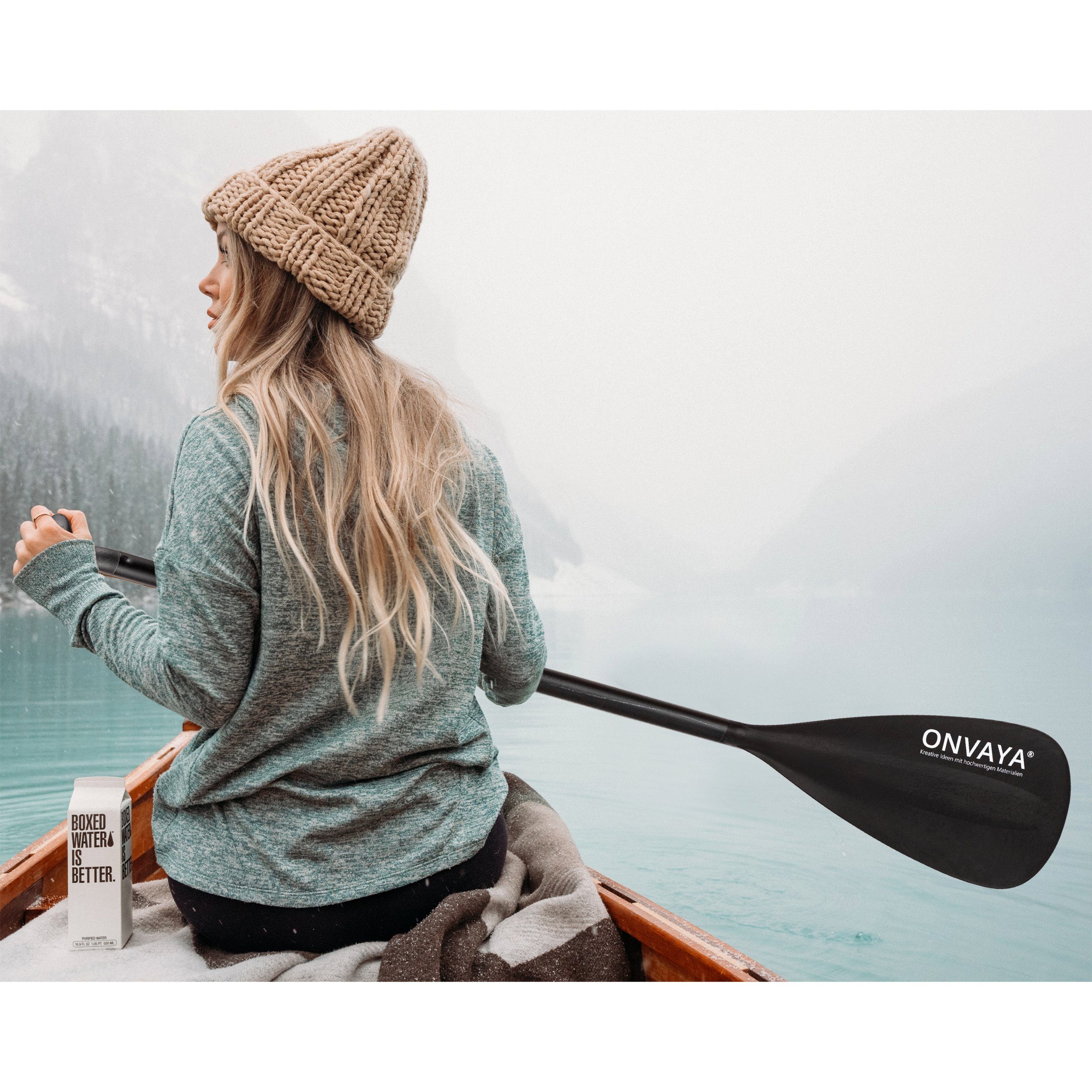 ONVAYA SUP / Kajak Paddel, 2-in-1: Stechpaddel & Doppelpaddel SUP-Paddel