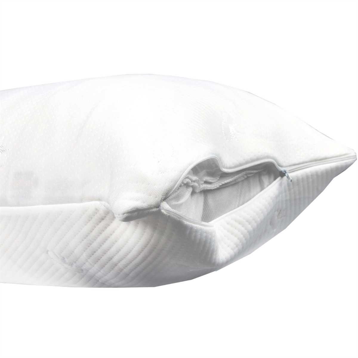 Nackenstützkissen, Bestlivings, Bezug: Polyester, Gesundheitskissen (40x80cm), Nackenkissen mit Memory-Effekt, abnehmbarer Bezug, Aloe Vera veredelt, Kopfkissen
