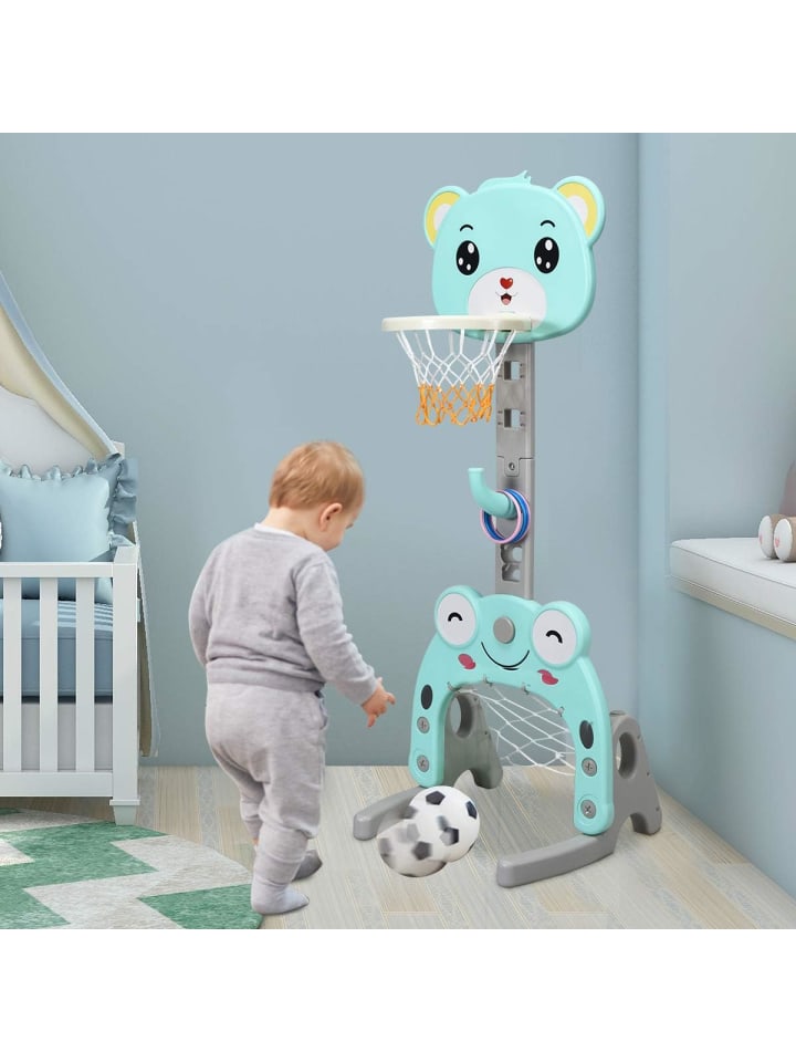 COSTWAY 3 in 1 Basketballständer in Grün günstig kaufen onesize