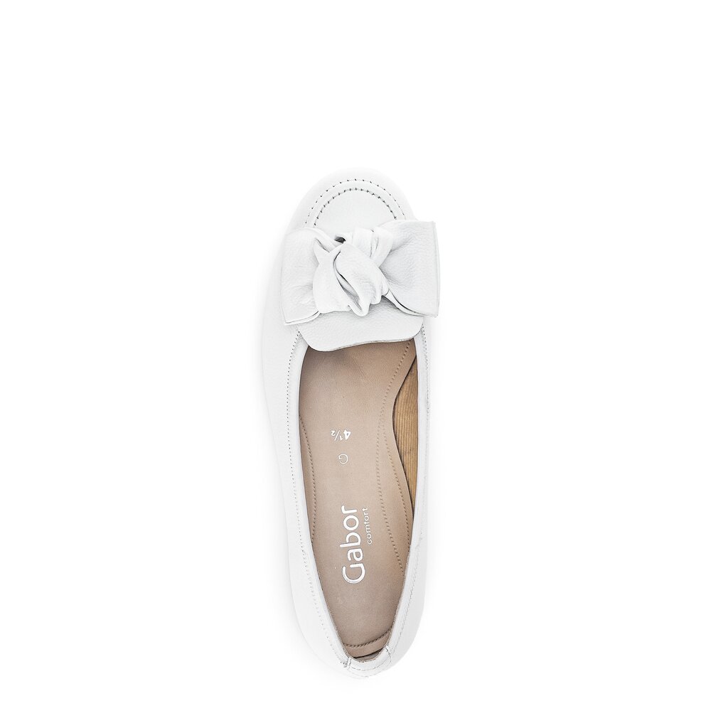 Gabor comfort Eleganter Ballerina weiß