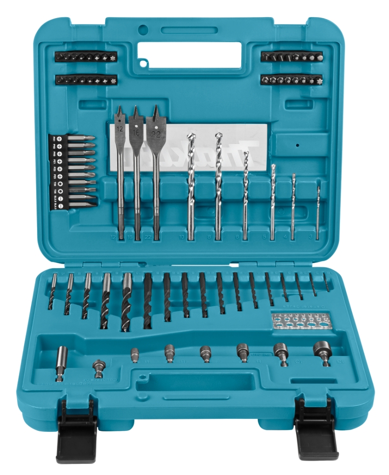 Makita Tilbehør D-47226 77-delt bore- og bitsæt i kuffert
