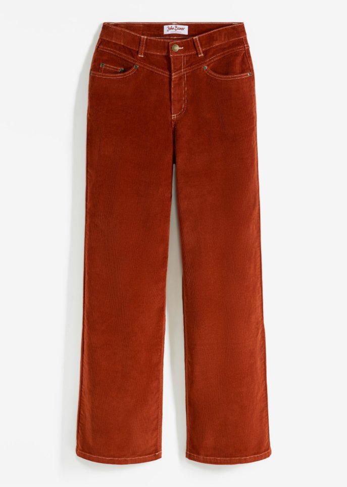 Stretch-Cordhose, Wide