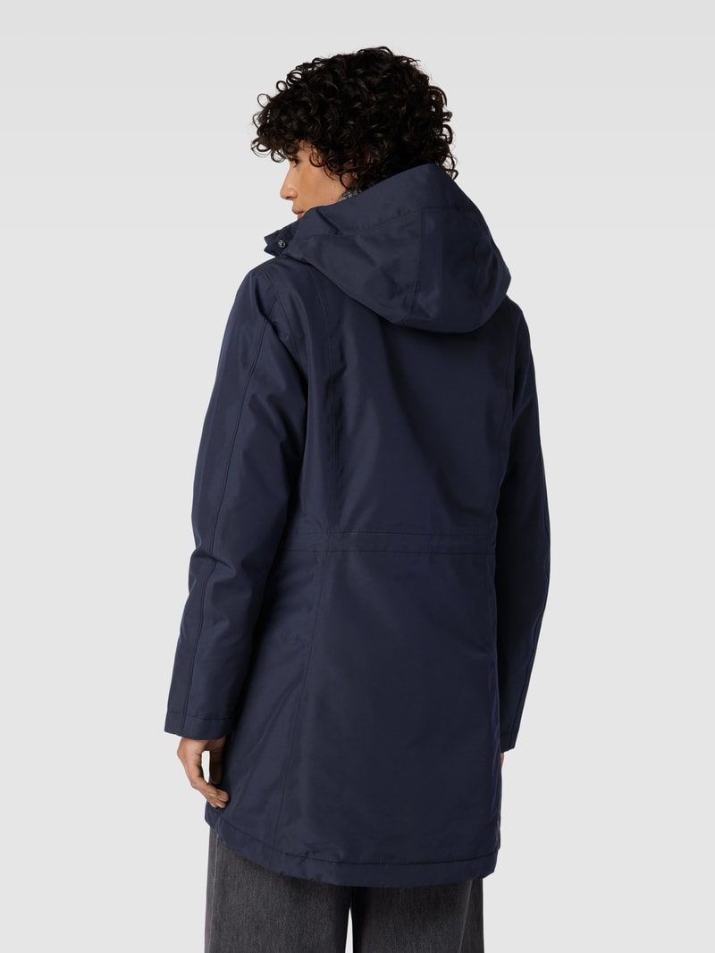 Parka mit Kapuze Modell 'CAJSA' in dunkelblau