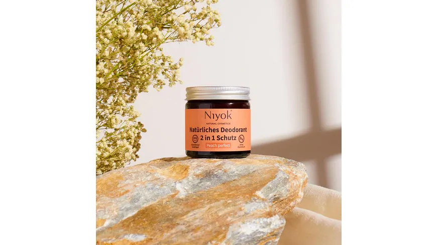 Niyok 2 in 1 Deodorant Creme Anti-Transpirant Peach Perfect 40 ml