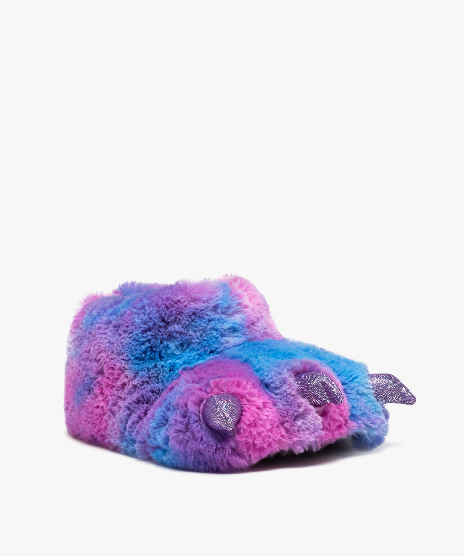 Chaussons fille 3D en forme de patte de monstre violet | GEMO