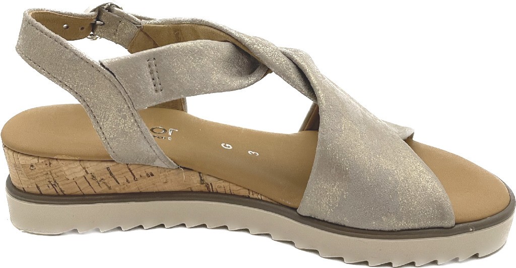 GABOR Keilsandalen beige
