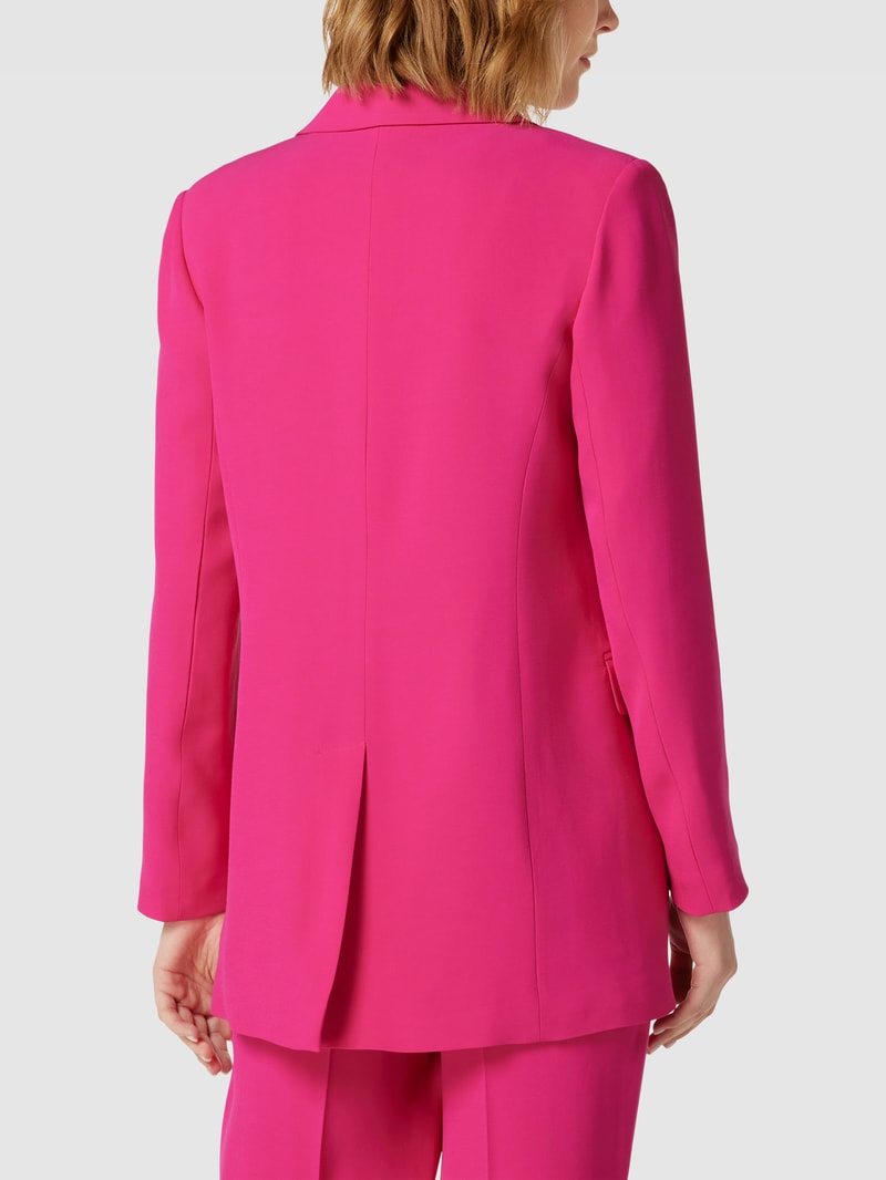 Blazer mit Reverskragen in pink