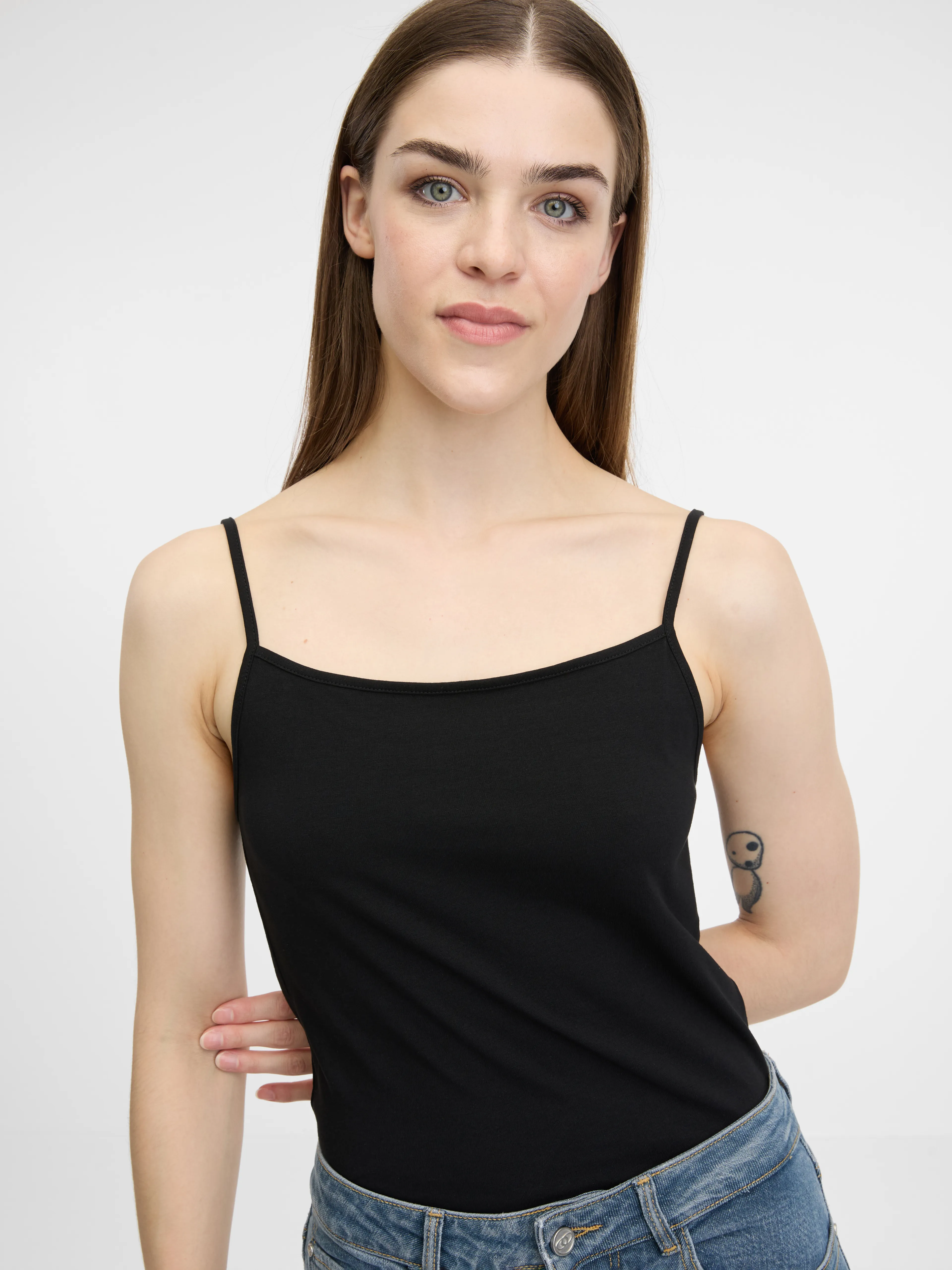 Schwarzes Damen-Tank-Top ORSAY