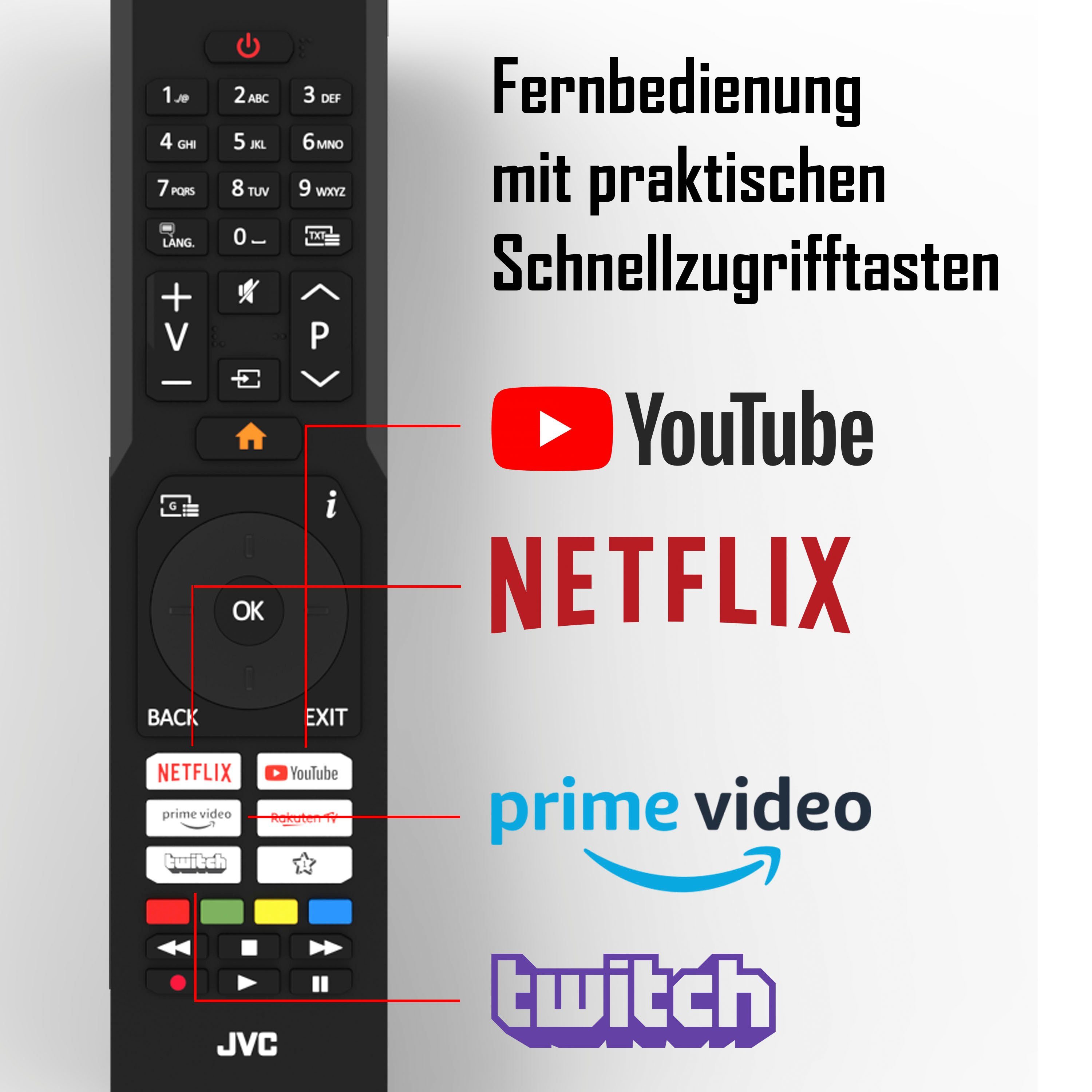 JVC LT-32VHE5156 LCD-LED Fernseher (80 cm/32 Zoll, HD ready, Smart-TV)