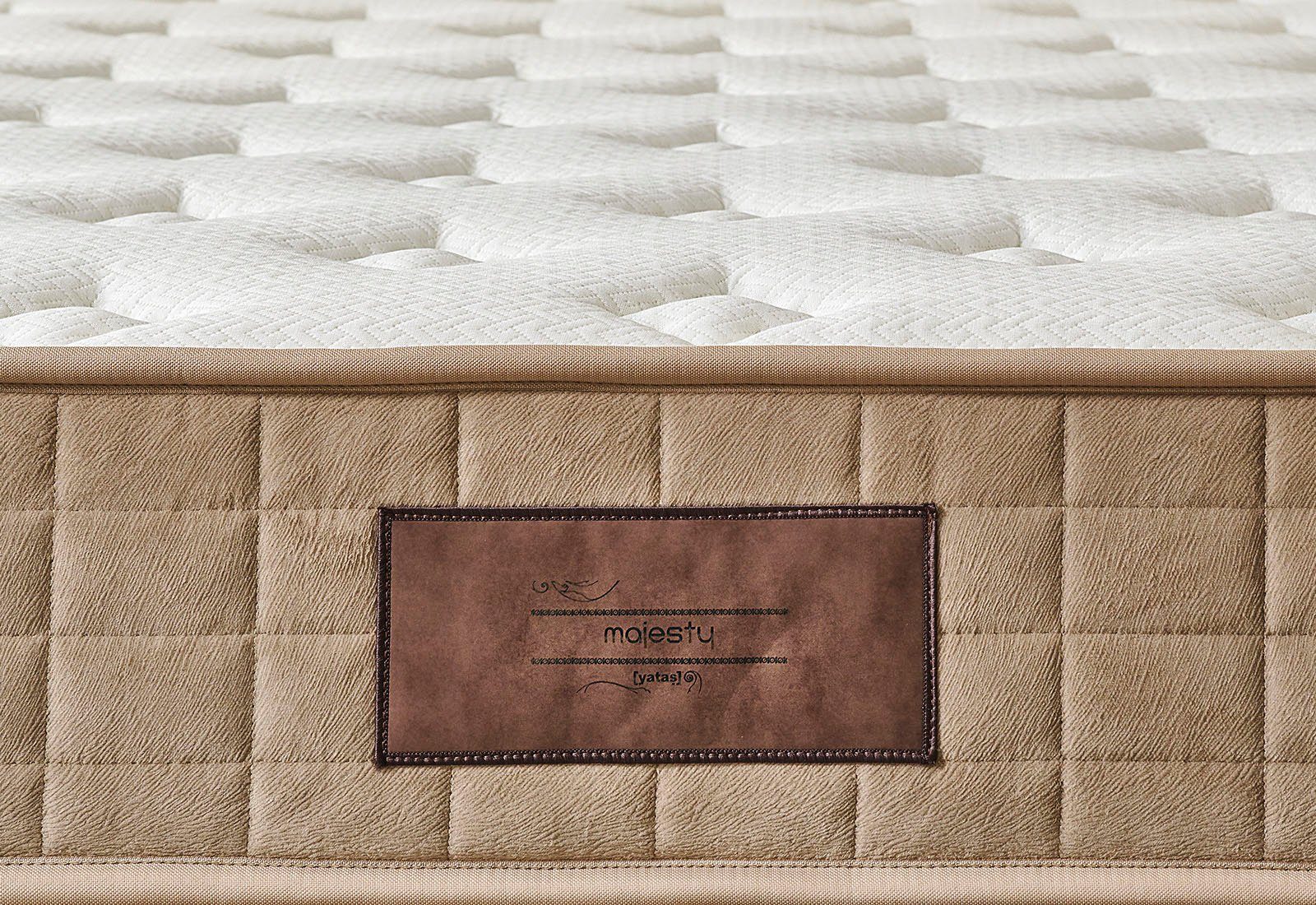 Bonnellfederkernmatratze Majestät Luxus, Yatas Bedding, 30 cm hoch, einzigartiges Matratzendesign, als Wendematratze nutzbar