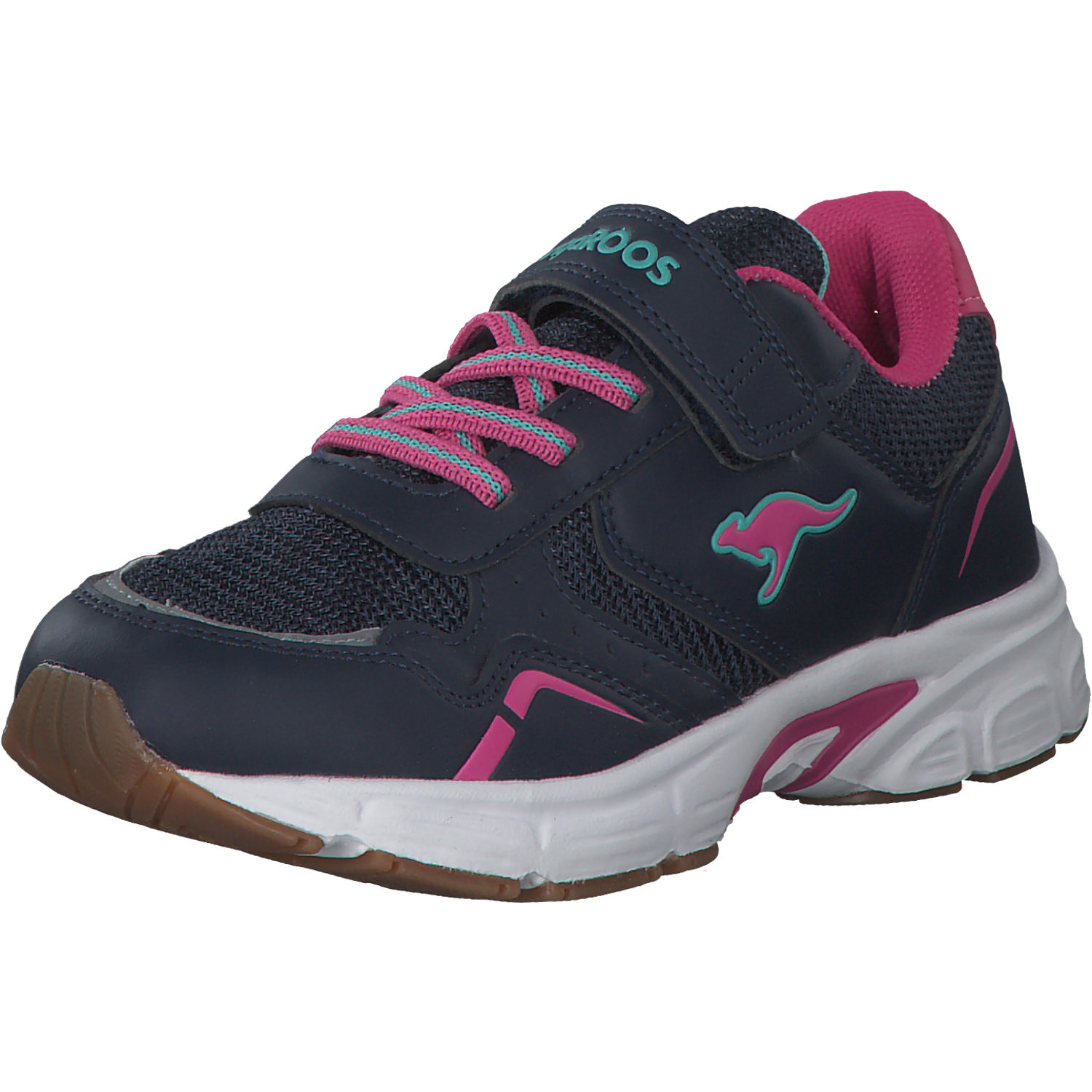 KangaROOS K-Ni Lucky EV 18918, Sneakers Low, Kinder, dk navy/daisy pink