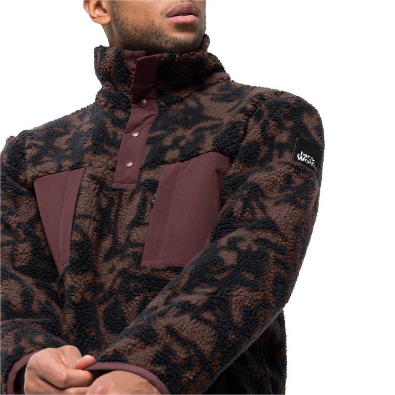 Jack Wolfskin PANK HUDSON SNAP M Fleecepullover Herren
