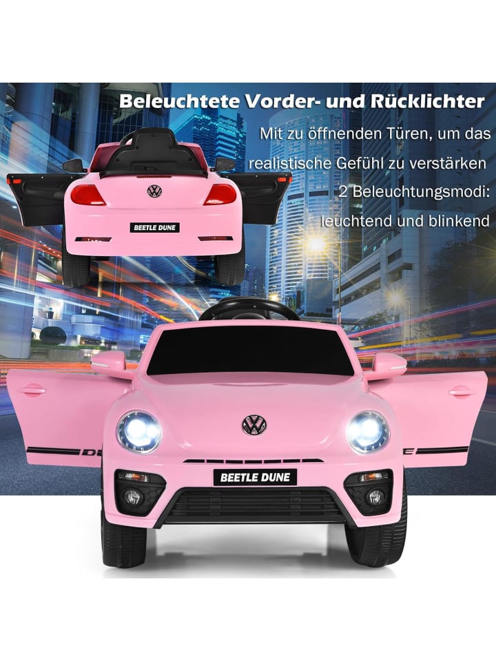 COSTWAY 12V VW Käfer Elektroauto in Rosa günstig kaufen onesize