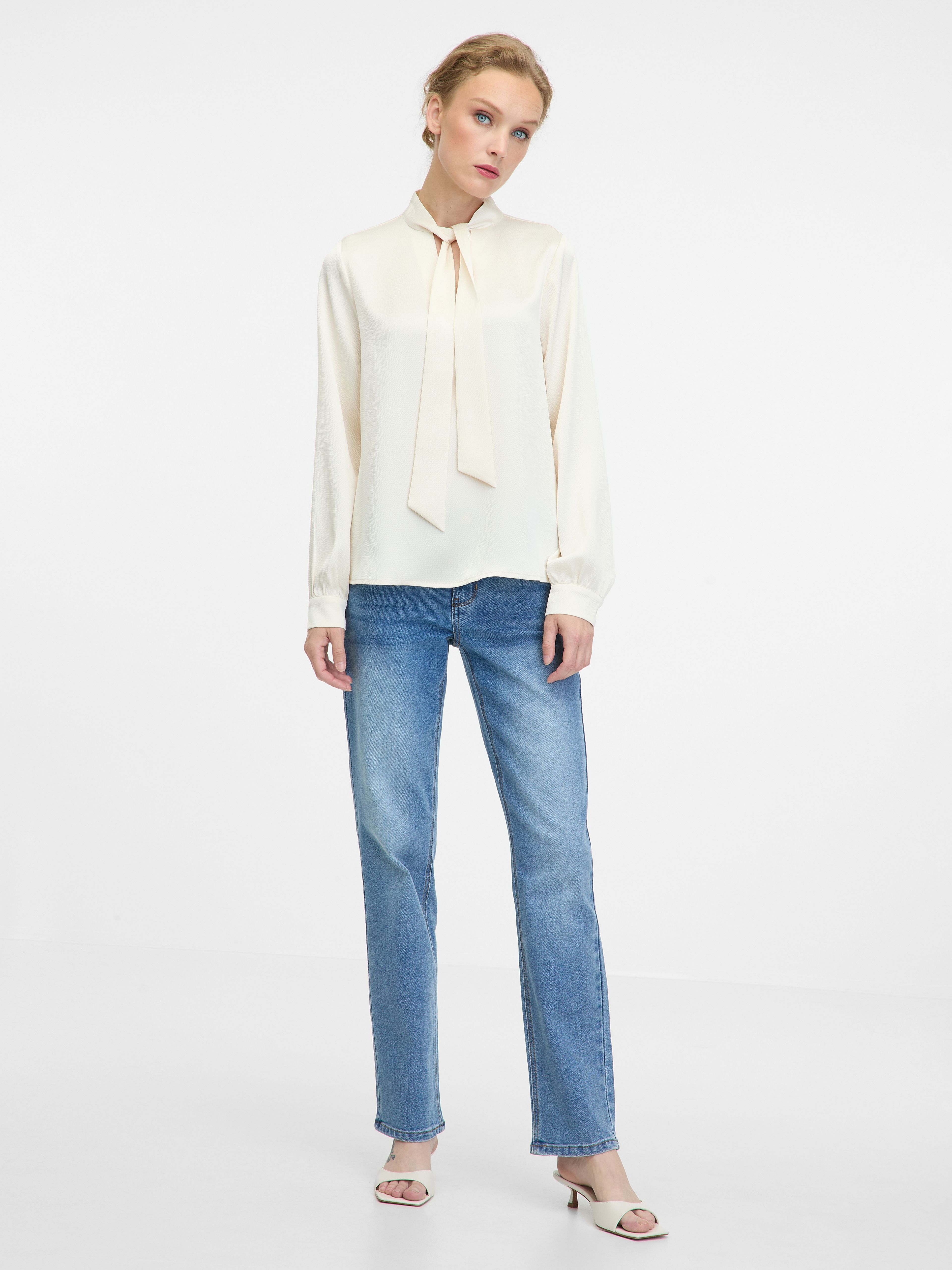 Weiße Damen-Bluse ORSAY