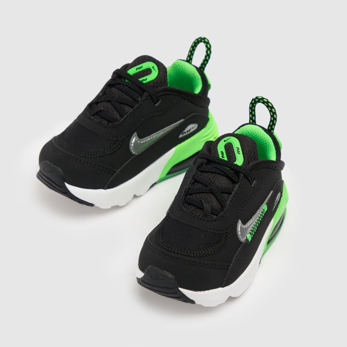 Nike svarta & gröna Air Max 2090 c/s pojkar småbarnsskor