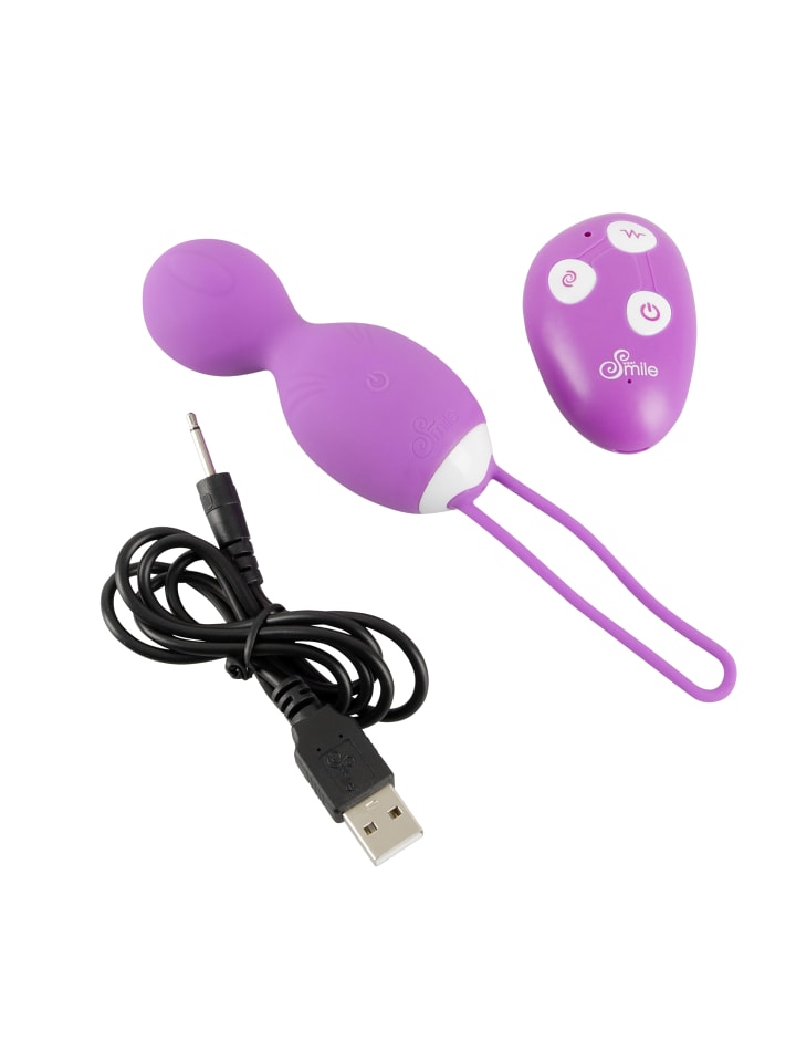 Sweet Smile Vibrokugeln RC Rotating Love Ball in lila günstig kaufen 16 cm