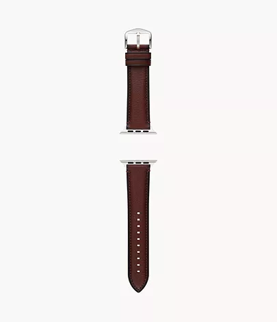 Fossil Band Apple Watch® 42/44/45/46/49 mm Leder braun