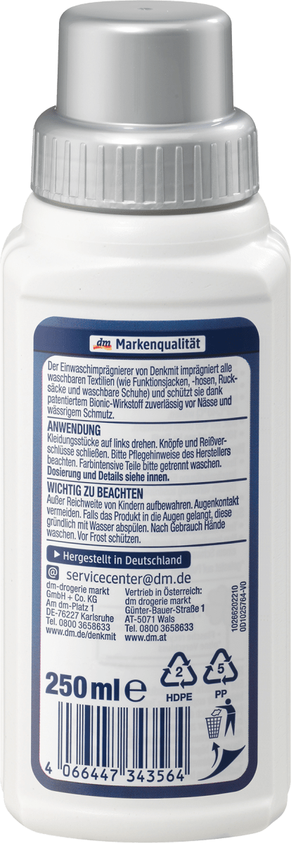 Einwaschimprägnierer, 250 ml