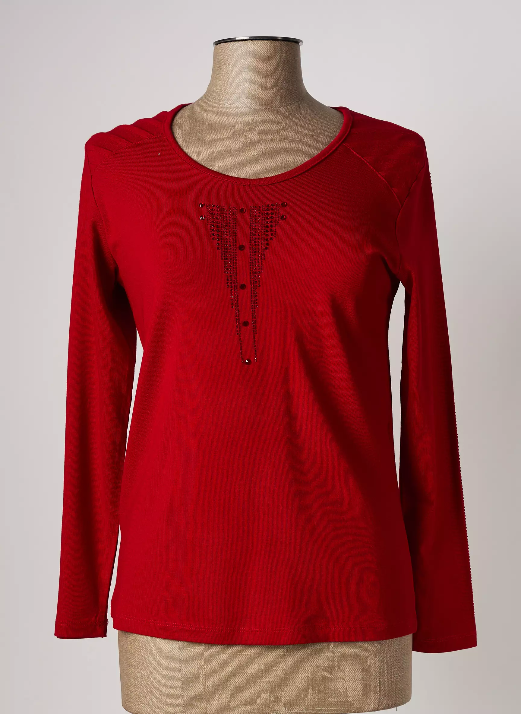 Griffon Tshirts Femme couleur rouge