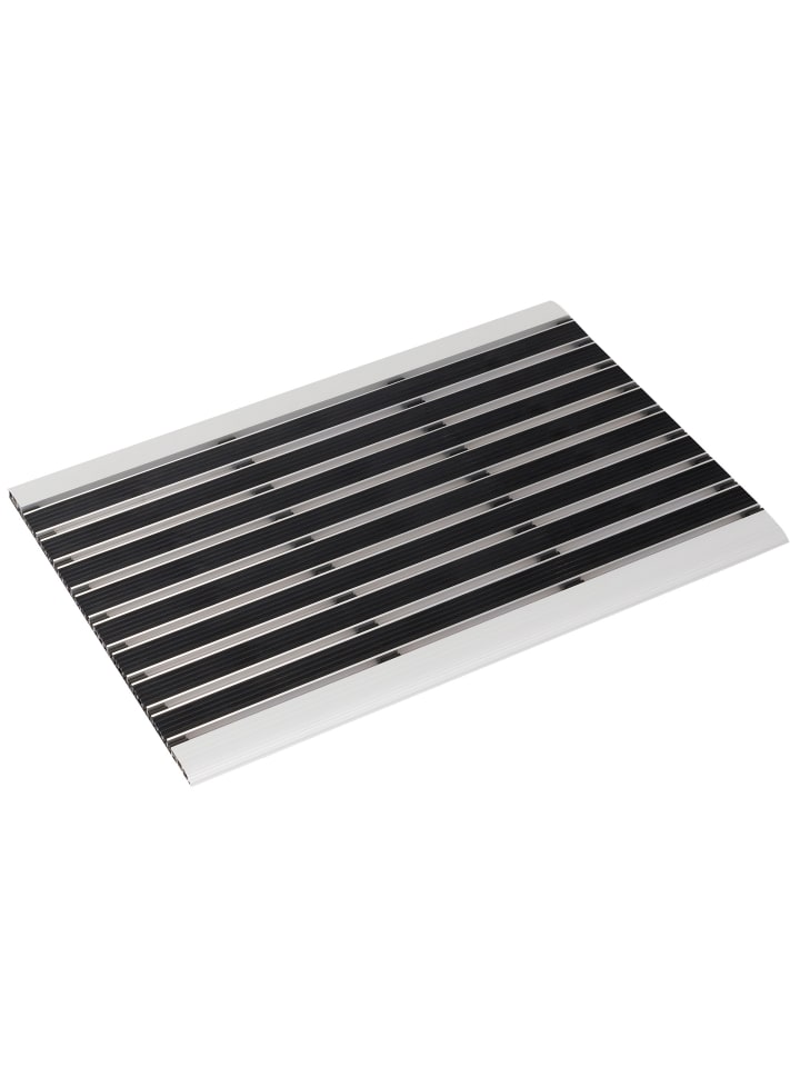 Pergamon Fußmatte Sauberlauf Aluminium Kleeny in Zwart günstig kaufen