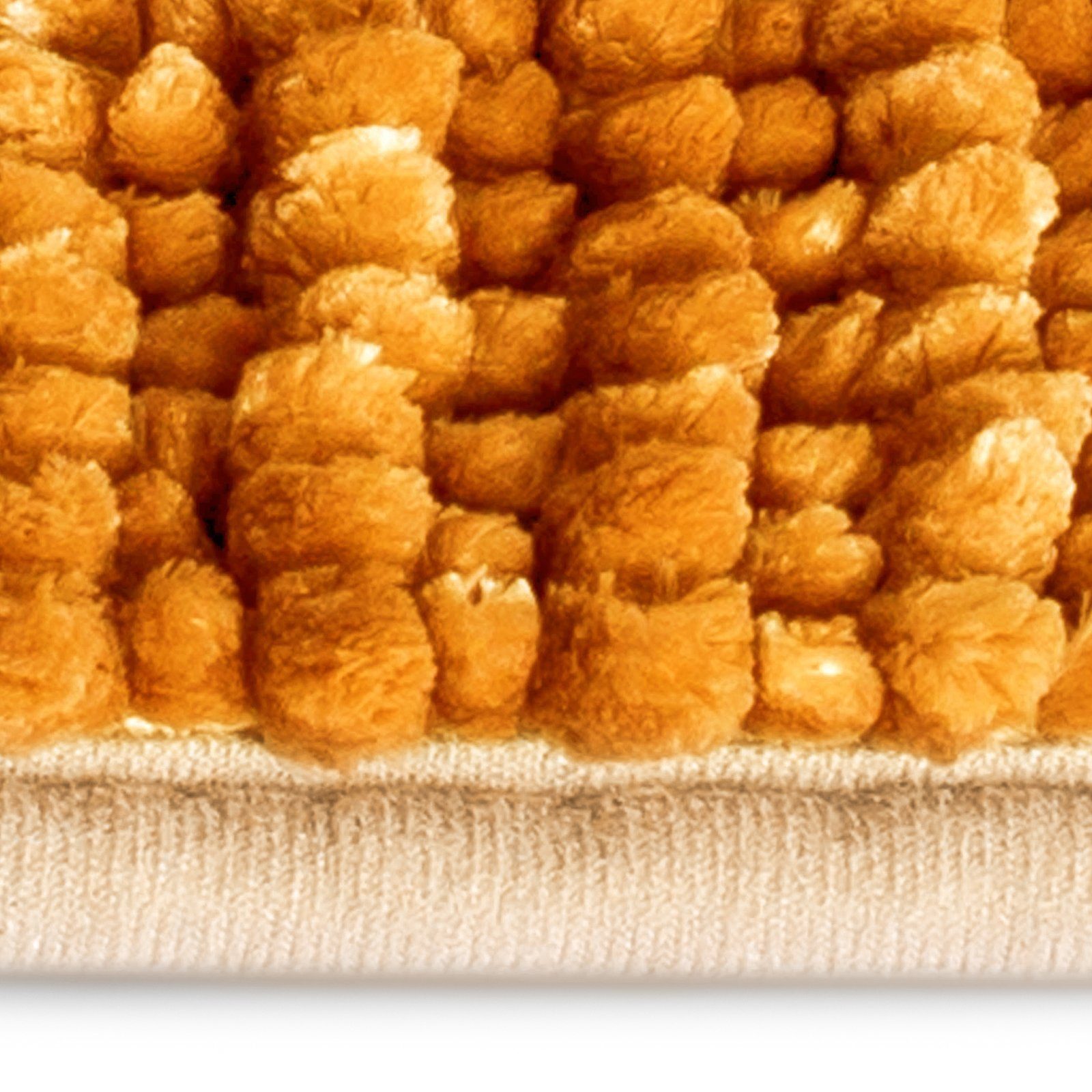 Badematte Dot, ideal fürs Badezimmer, Angenehme Haptik, Duschvorleger Karat, Höhe 20 mm, Chenille-Struktur, Maschinenfest, 100% Polyester