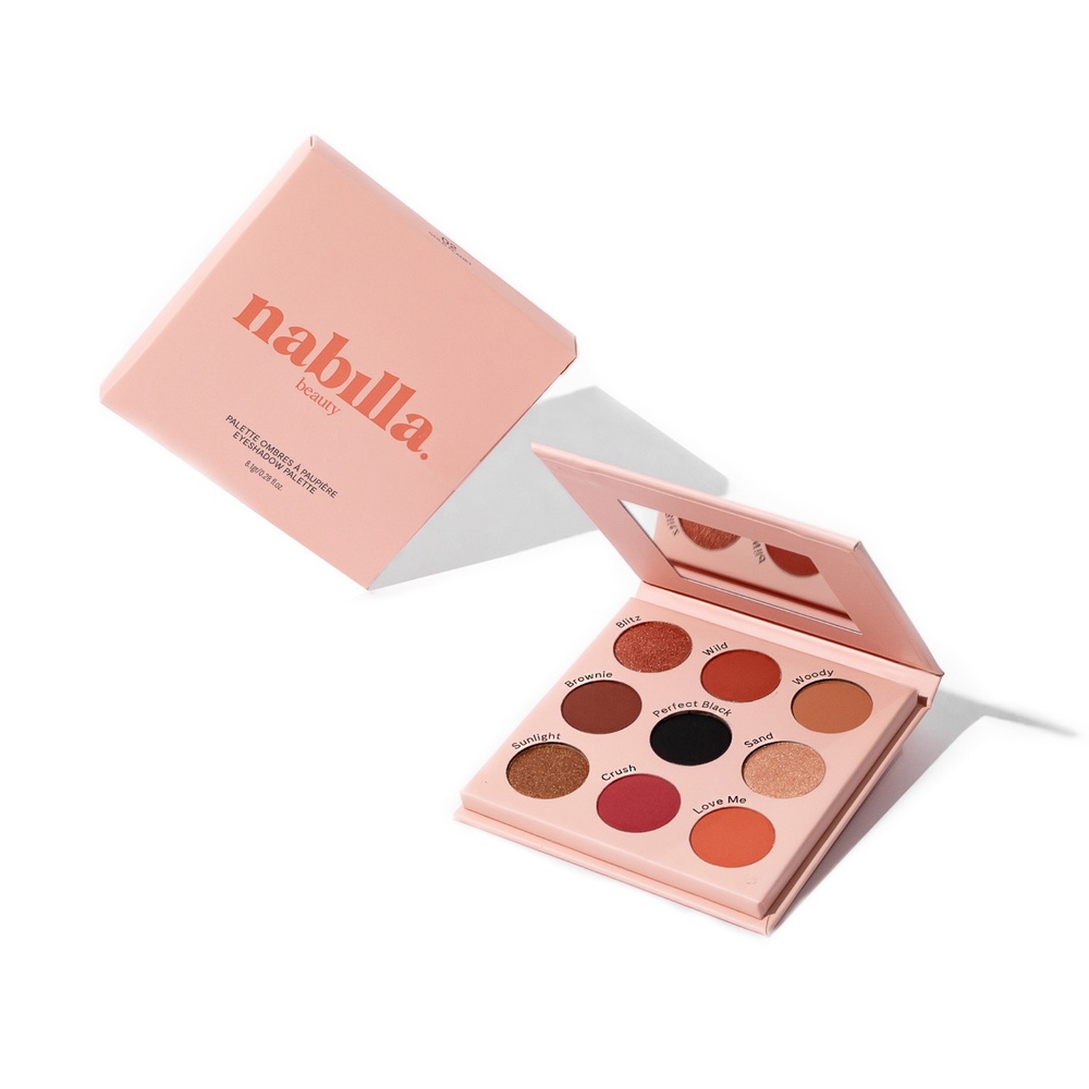 nabilla beauty Gold Planet 02 Palette fard à paupières 9 teintes