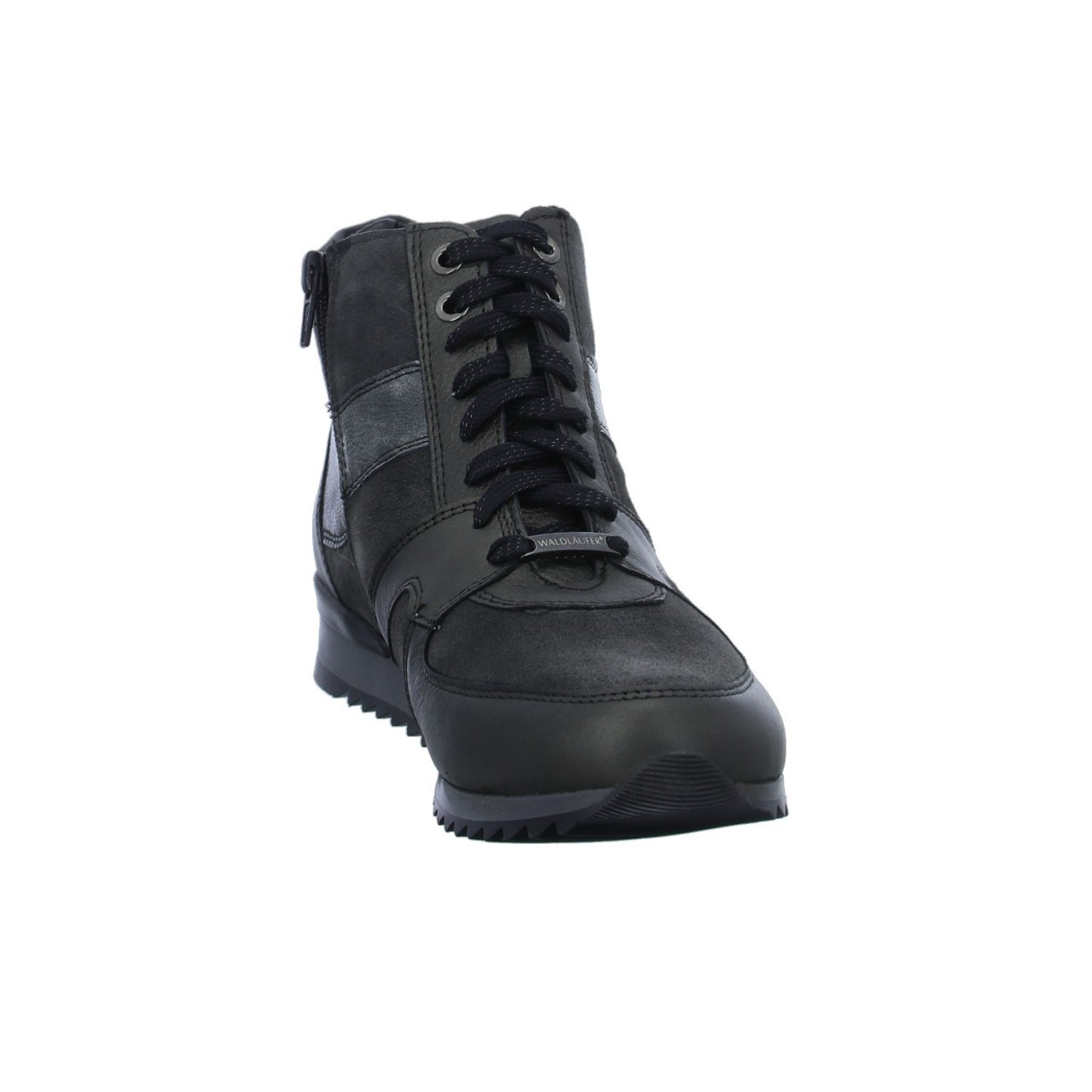 WALDLÄUFER Schnür-Stiefeletten grau