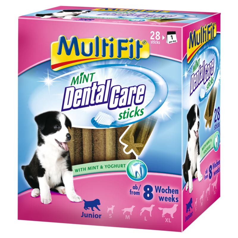 MultiFit Snacks MultiFit Mint DentalCare sticks Junior Multipack 28 Stück