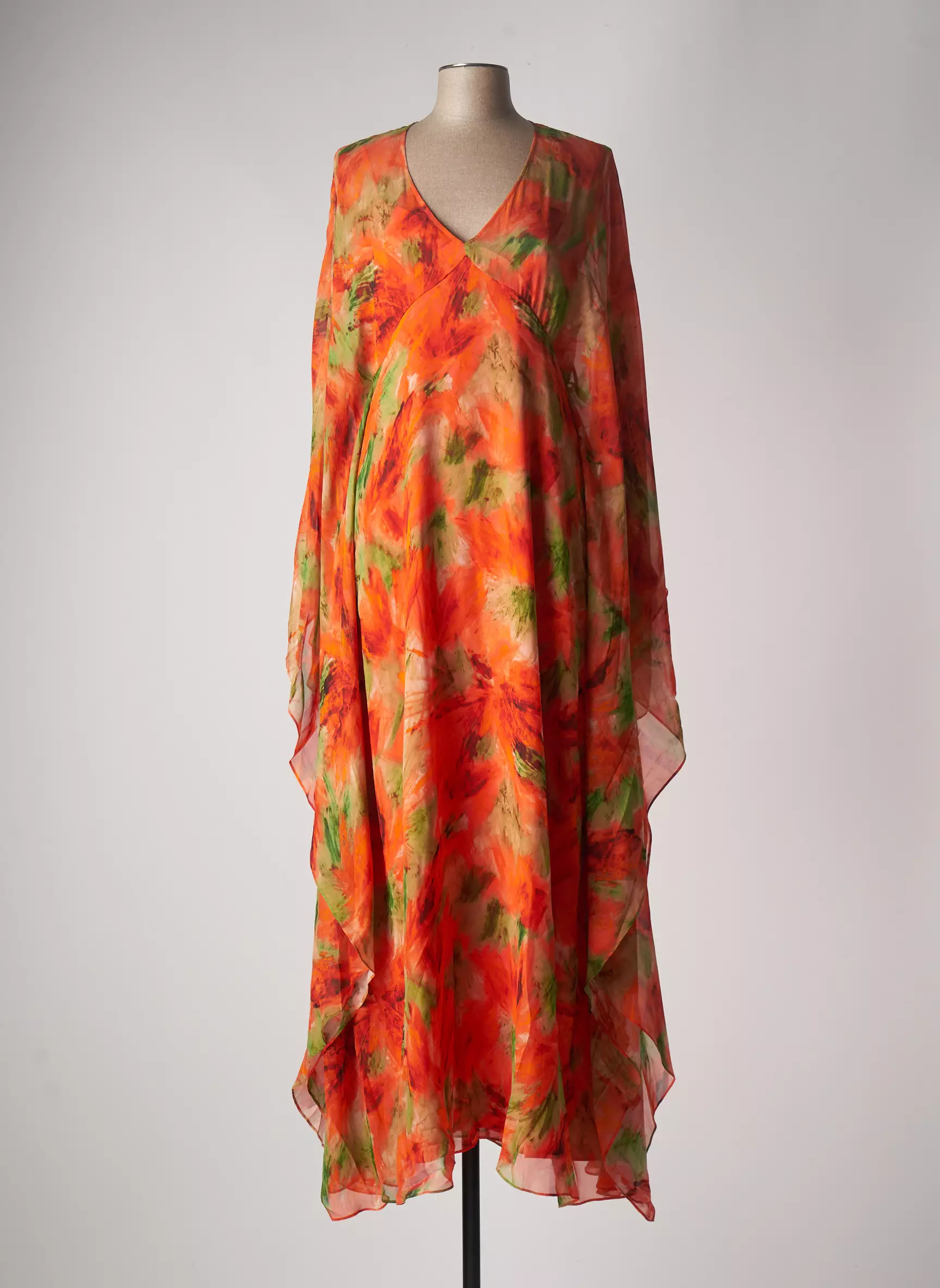 Maxmara Robes Longues Femme couleur orange