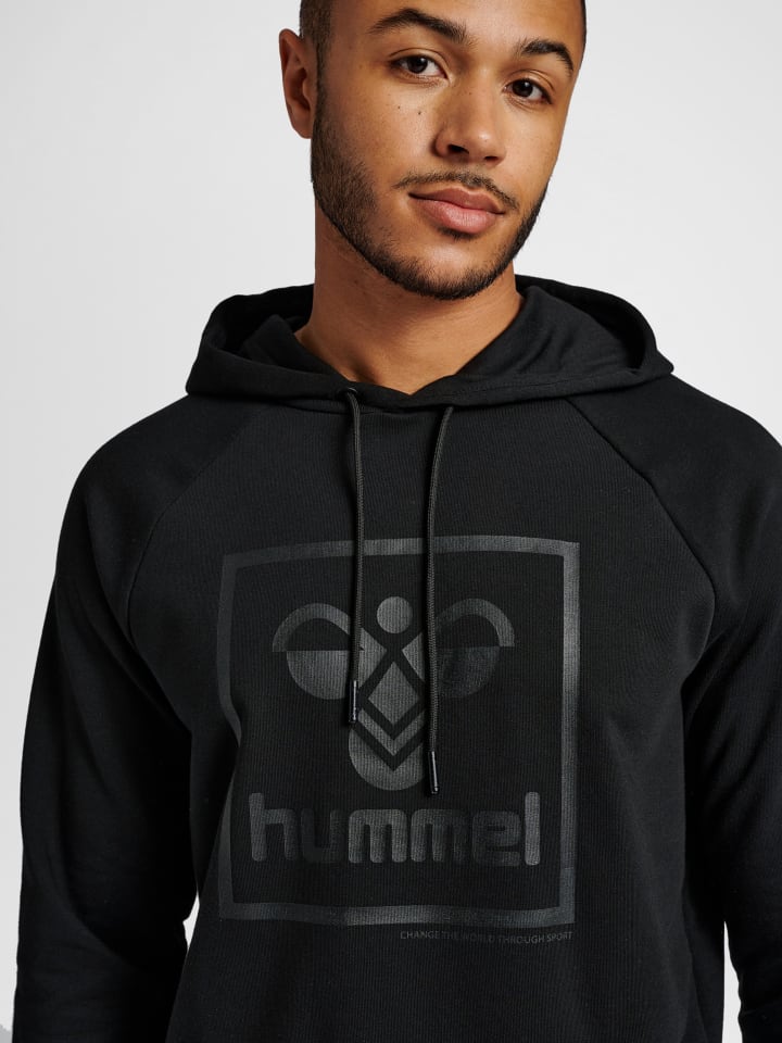 Hummel Hummel Verstellbare Taille Kapuzenpullover Raglanärmel Hmlisam Herren in BLACK günstig kaufen S