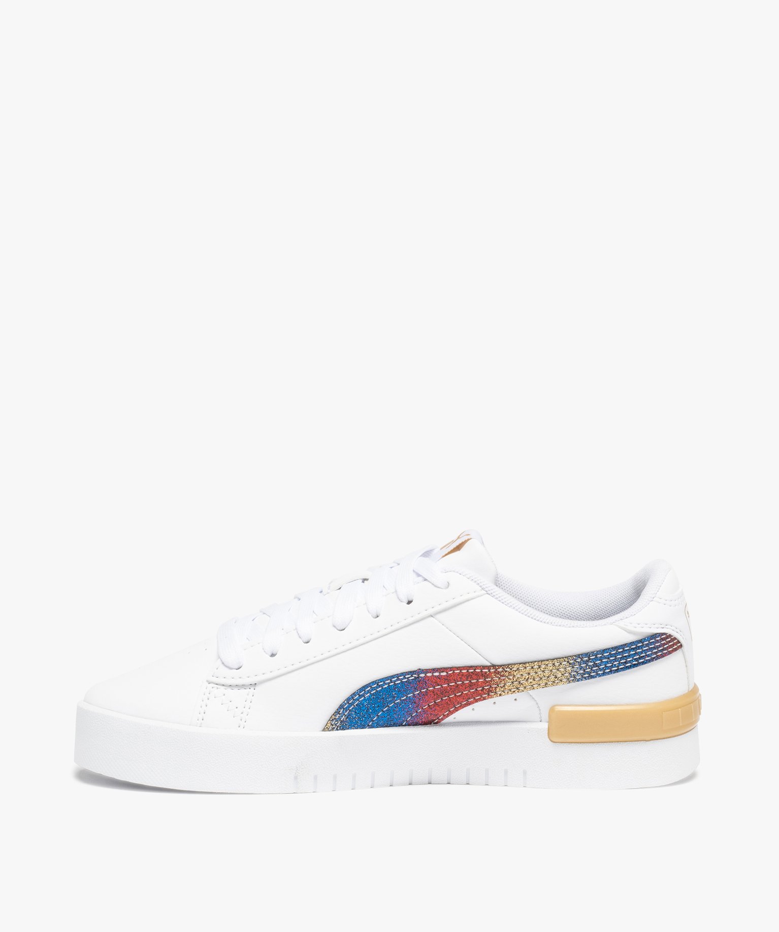 Baskets fille à bande irisée - Puma Jada Olympic blanc | GEMO