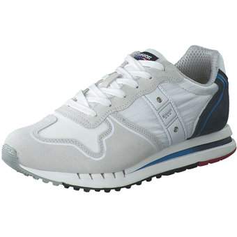 Blauer USA Sneaker in weiß