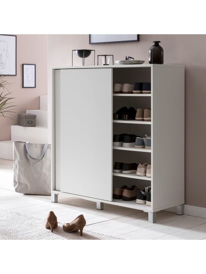 KADIMA DESIGN Schuhschrank WL5.712 Holz 100x108x37,5 cm Ablage Hoch, Design in Weiß günstig kaufen onesize