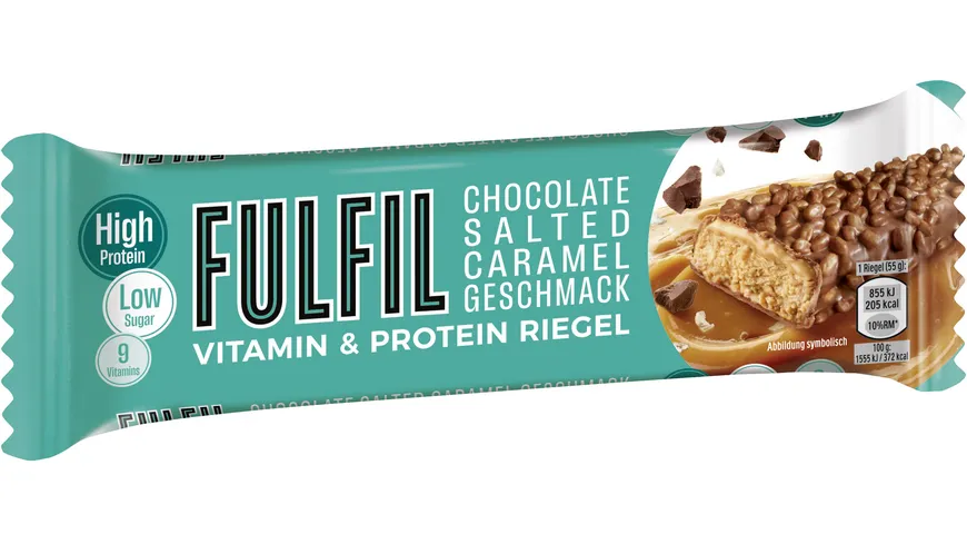 FULFIL Vitamin- und Protein-Riegel Chocolate Salted Caramel Geschmack 55 g